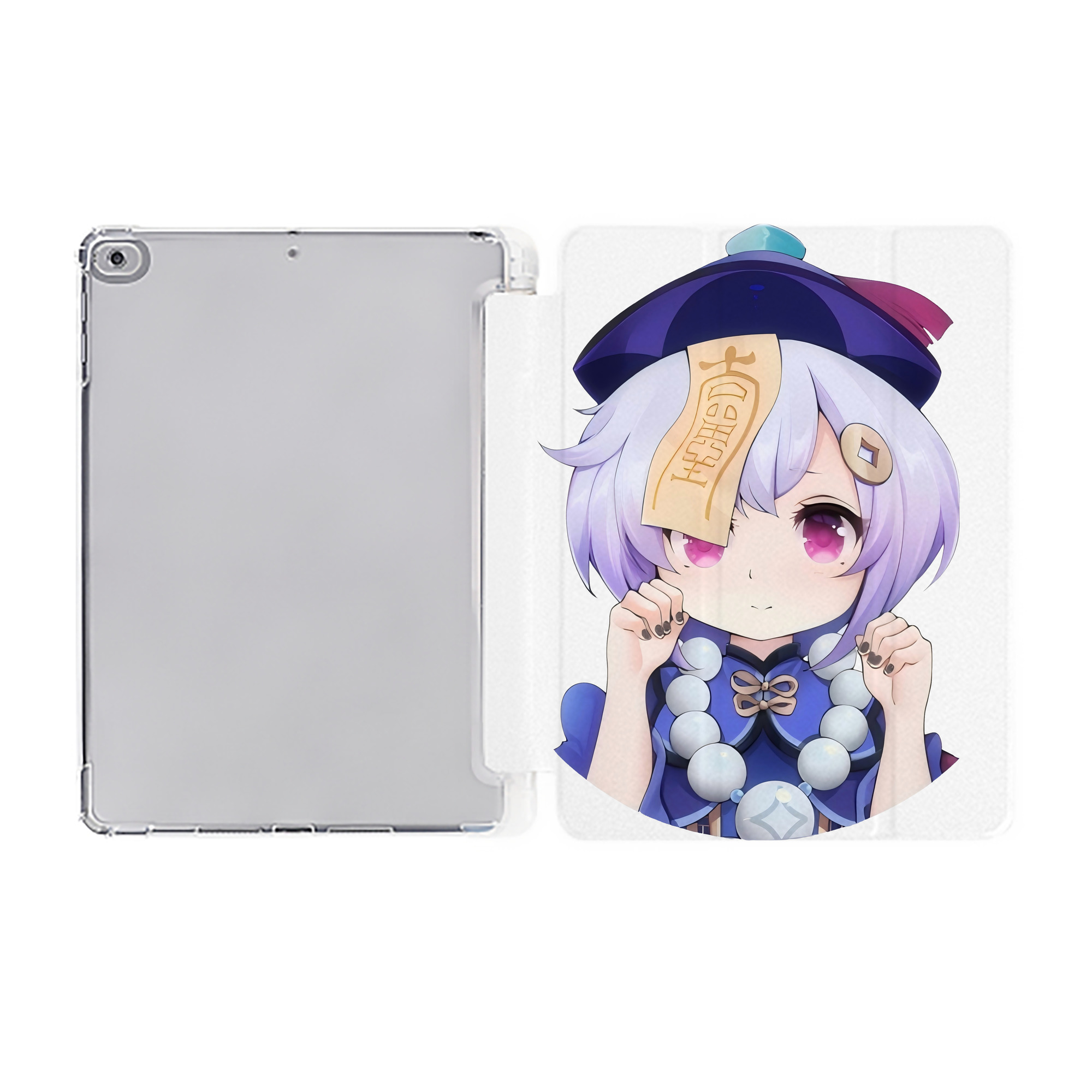 げんし神 七七 なな  genshin Nana IPad ケース ペン収納付き 三つ折りスタンド PUレザー×シリコン 対応機種9.5/10.5/10.9インチ